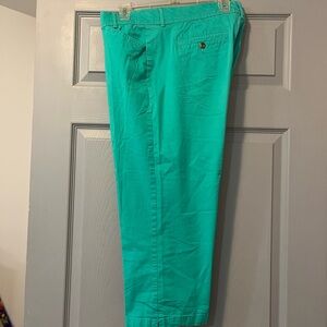 Christopher & Banks Green Ankle Cropped Pants